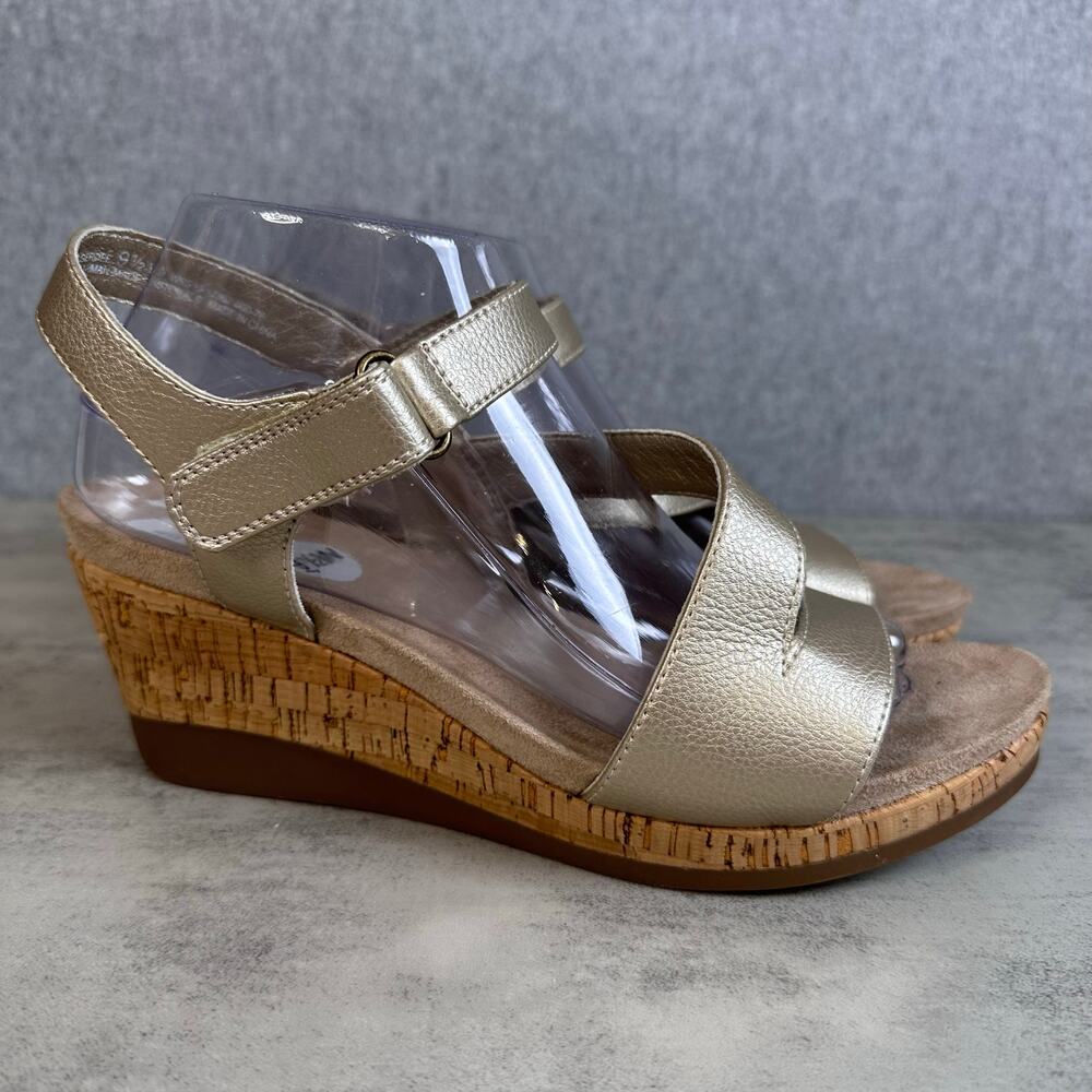 Baretraps Cerdee Slingback Sandals WMNS 9.5W Posha Block Heels WRS19 Office Tan